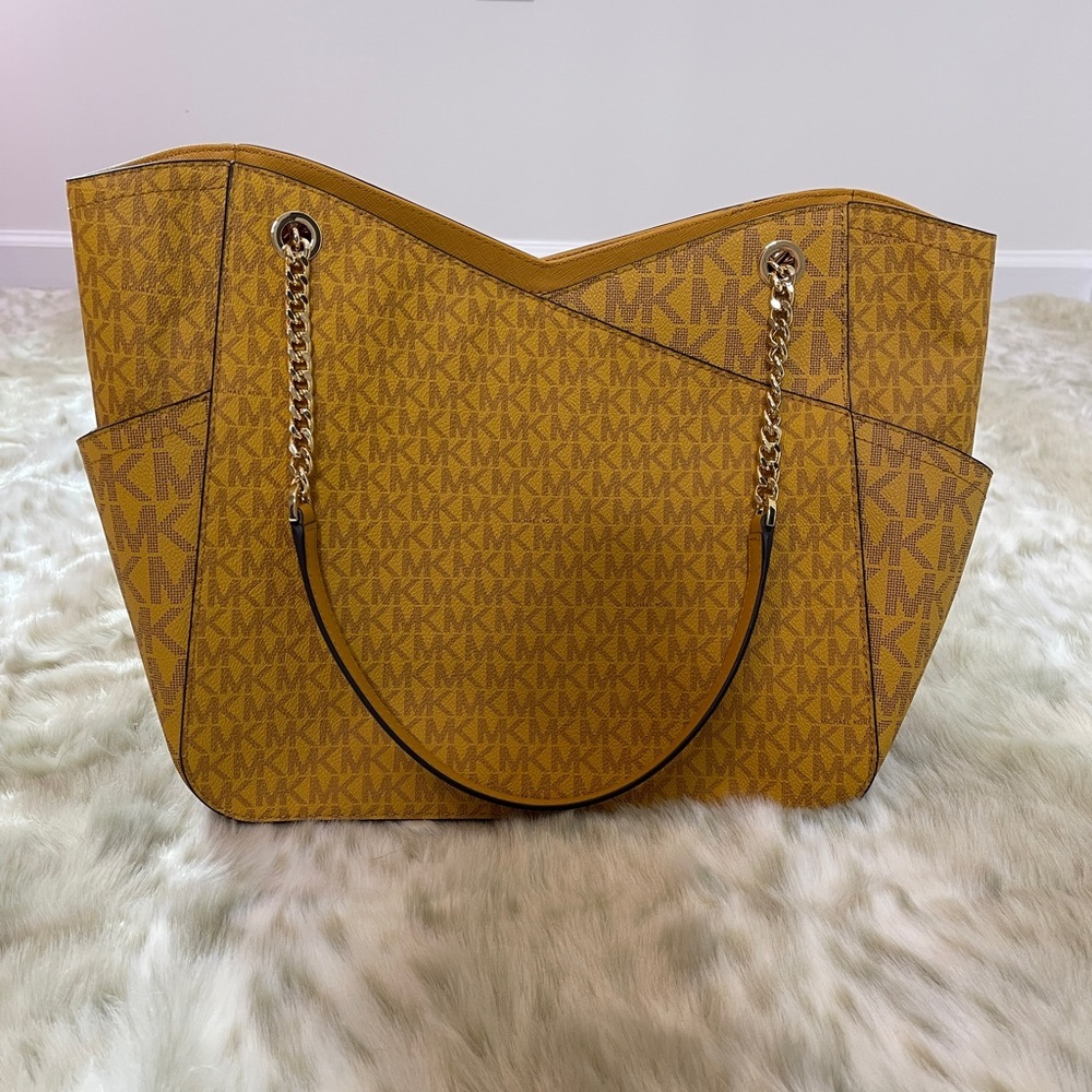 Michael Kors Yellow Tote Bag - Picture 6 of 6